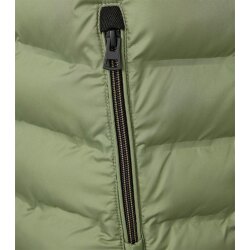 REDMOND Casual Herren Steppweste Stehkragen Polyester Grün