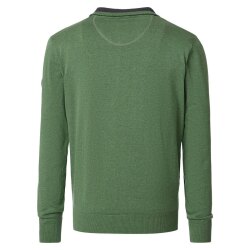 REDMOND Casual Herren Strick-Troyer Zipper Comfort...