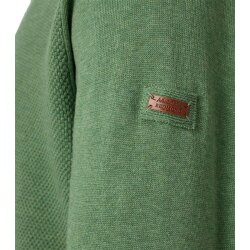 REDMOND Casual Herren Strick-Troyer Zipper Comfort...