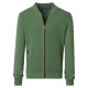 REDMOND Casual Herren Strickjacke Zipper Comfort Baumwolle Grün