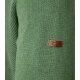 REDMOND Casual Herren Strickjacke Zipper Comfort Baumwolle Grün