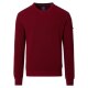 REDMOND Casual Herren Strick-Pullover Rundhals Comfort Rot