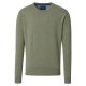 REDMOND Casual Herren Pullover Langarm Rundhals Comfort Salbei