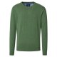 REDMOND Casual Herren Pullover Langarm Rundhals Comfort Grün