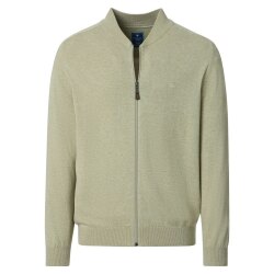 REDMOND Casual Herren Strickjacke College Zipper Comfort...