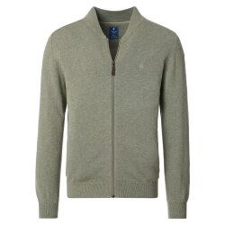 REDMOND Casual Herren Strickjacke Zipper Comfort...