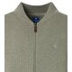 REDMOND Casual Herren Strickjacke Zipper Comfort Salbeigrün