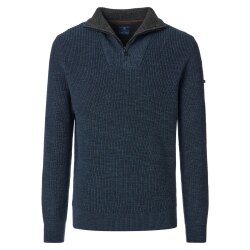 REDMOND Casual Herren Strick-Troyer Zipper Comfort...