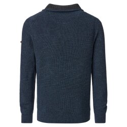 REDMOND Casual Herren Strick-Troyer Zipper Comfort...