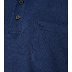 REDMOND Casual Herren Polo-Shirt Langarm Comfort Bi-Color...