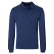 REDMOND Casual Herren Polo-Shirt Langarm Comfort Bi-Color Blau