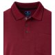 REDMOND Casual Herren Polo-Shirt Langarm Comfort Bi-Color Rot