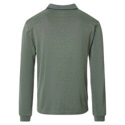 REDMOND Casual Herren Polo-Shirt Langarm Comfort Bi-Color...