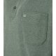 REDMOND Casual Herren Polo-Shirt Langarm Comfort Bi-Color Hellgrün