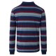 REDMOND Casual Herren Polo-Shirt Langarm Comfort Blau gestreift