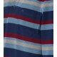 REDMOND Casual Herren Polo-Shirt Langarm Comfort Blau gestreift