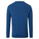 REDMOND Casual Herren Pullover Langarm Rundhals Comfort Blau
