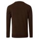 REDMOND Casual Herren Pullover Langarm Rundhals Comfort Braun