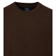 REDMOND Casual Herren Pullover Langarm Rundhals Comfort Braun