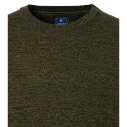 REDMOND Casual Herren Pullover Langarm Rundhals Comfort Grün