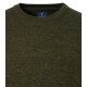 REDMOND Casual Herren Pullover Langarm Rundhals Comfort Grün