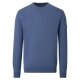 REDMOND Casual Herren Pullover Langarm Rundhals Comfort Mittelblau