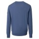 REDMOND Casual Herren Pullover Langarm Rundhals Comfort Mittelblau
