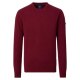 REDMOND Casual Herren Pullover Langarm Rundhals Comfort Rot