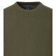 REDMOND Casual Herren Pullover Langarm Rundhals Comfort Grün