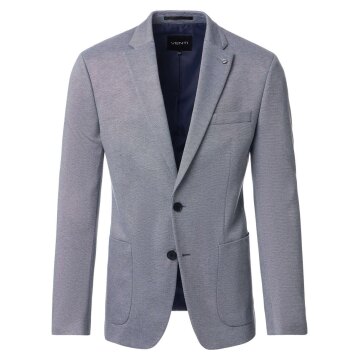 VENTI City Herren Sakko Revers Casual-Fit Stretch Bi-Color Blau