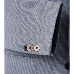 VENTI City Herren Sakko Revers Casual-Fit Stretch Bi-Color Blau