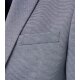 VENTI City Herren Sakko Revers Casual-Fit Stretch Bi-Color Blau