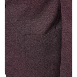 VENTI City Herren Sakko Revers Casual-Fit Stretch Bi-Color Rot