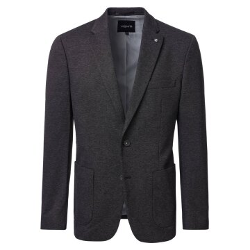 VENTI Herren Sakko Revers Casual-Fit Stretch Bi-Color Anthrazit