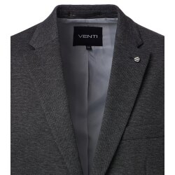 VENTI Herren Sakko Revers Casual-Fit Stretch Bi-Color Anthrazit