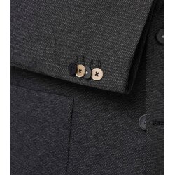 VENTI Herren Sakko Revers Casual-Fit Stretch Bi-Color Anthrazit