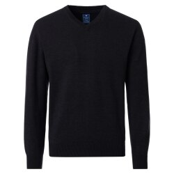 REDMOND Casual Herren Pullover Langarm V-Neck Comfort...