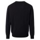 REDMOND Casual Herren Pullover Langarm V-Neck Comfort Schwarz