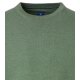 REDMOND Casual Herren Pullover Langarm Rundhals Comfort Grün