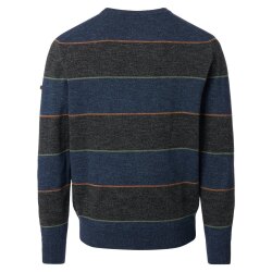 REDMOND Casual Herren Pullover Rundhals Comfort Blau...