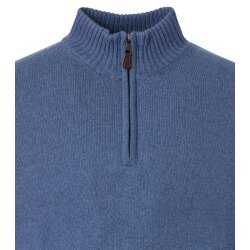 REDMOND Casual Herren Strick-Troyer Zipper Comfort...