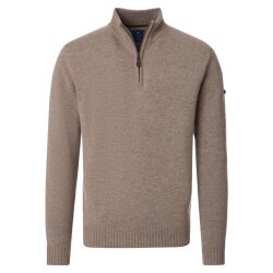 REDMOND Casual Herren Strick-Troyer Zipper Comfort...