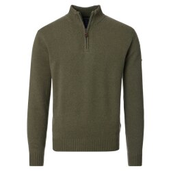 REDMOND Casual Herren Strick-Troyer Zipper Comfort...