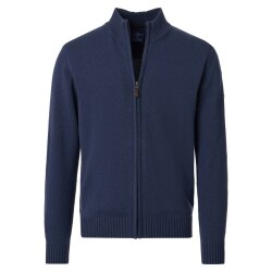 REDMOND Casual Herren Strickjacke Zipper Comfort...