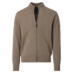 REDMOND Casual Herren Strickjacke Zipper Comfort...