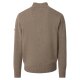 REDMOND Casual Herren Strickjacke Zipper Comfort Baumwollmix Braun