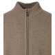 REDMOND Casual Herren Strickjacke Zipper Comfort Baumwollmix Braun