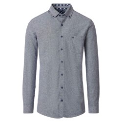 REDMOND Herren Flanellhemd Langarm Button-Down Modern-Fit...
