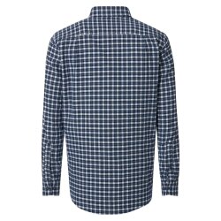 REDMOND Herren Flanellhemd Langarm Button-Down Modern...