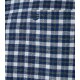 REDMOND Herren Flanellhemd Langarm Button-Down Modern Blau Karo
